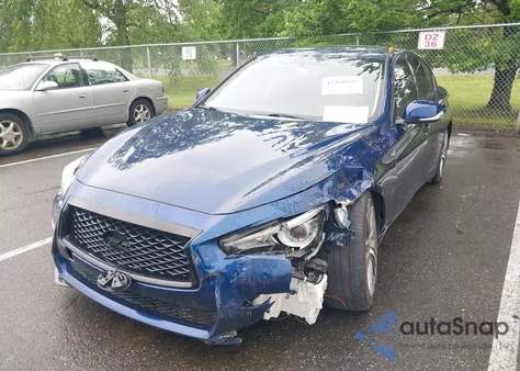 2018 Infiniti Q50 3.0T Sport z USA, uszkodzony, nr VIN JN1EV7AR0JM440083